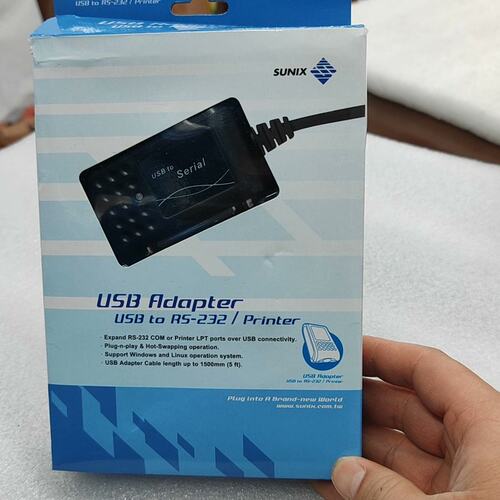 全新台湾SUNIX 三泰 USB转RS-232串口转接线，原--议价商品