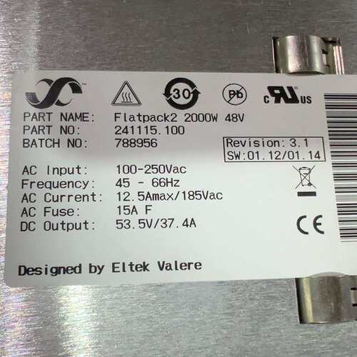 FLATPACK2 1U powerRack 4AC--议价商品