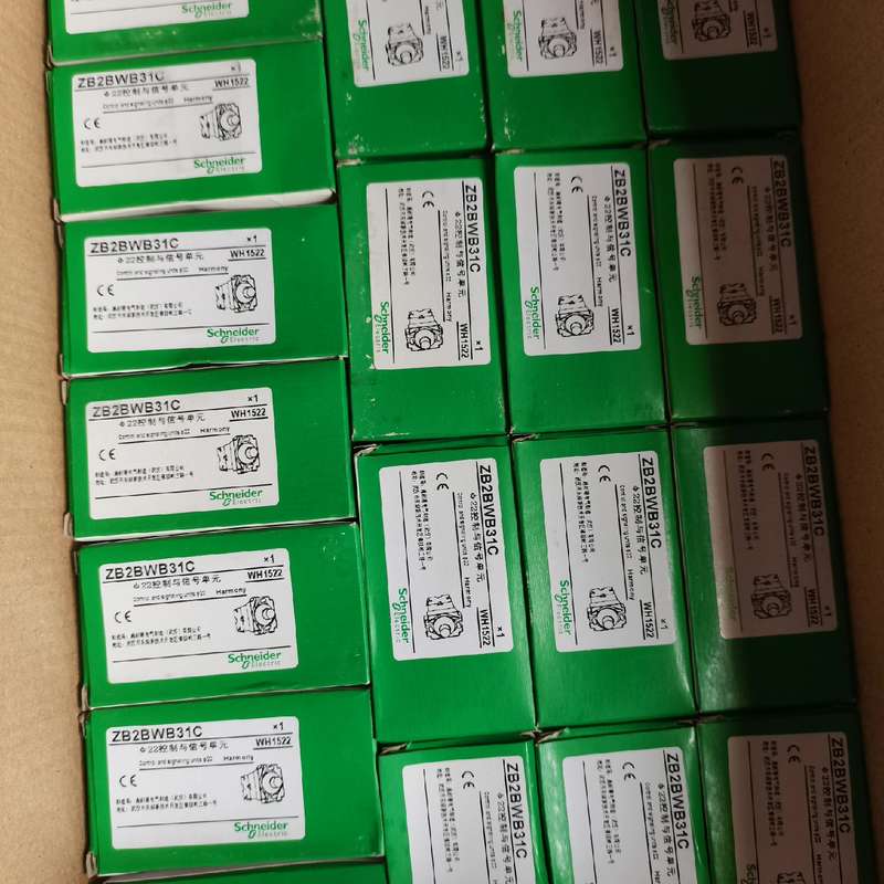 全新施耐德绿色按钮基座ZB2BWB31C--议价商品