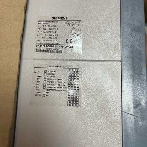 西门子7SJ6225-5EB90-1HF0-L0A/EE 基--议价商品