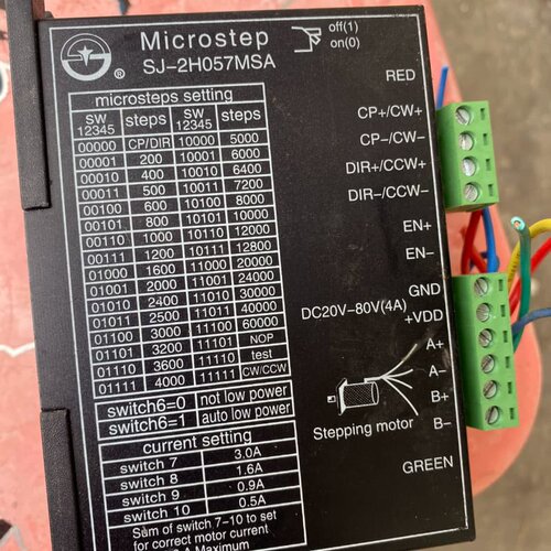 Microstep Sj-2H057MSA步进驱动电机--议价商品