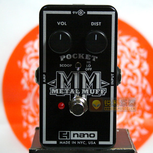 【Electro-Harmonix Nano Pocket Metal Muff】EH金属失真效果器