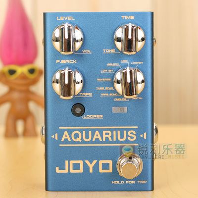 【Joyo R-07 Aquarius】卓乐延时Looper循环效果器【锐利乐器】