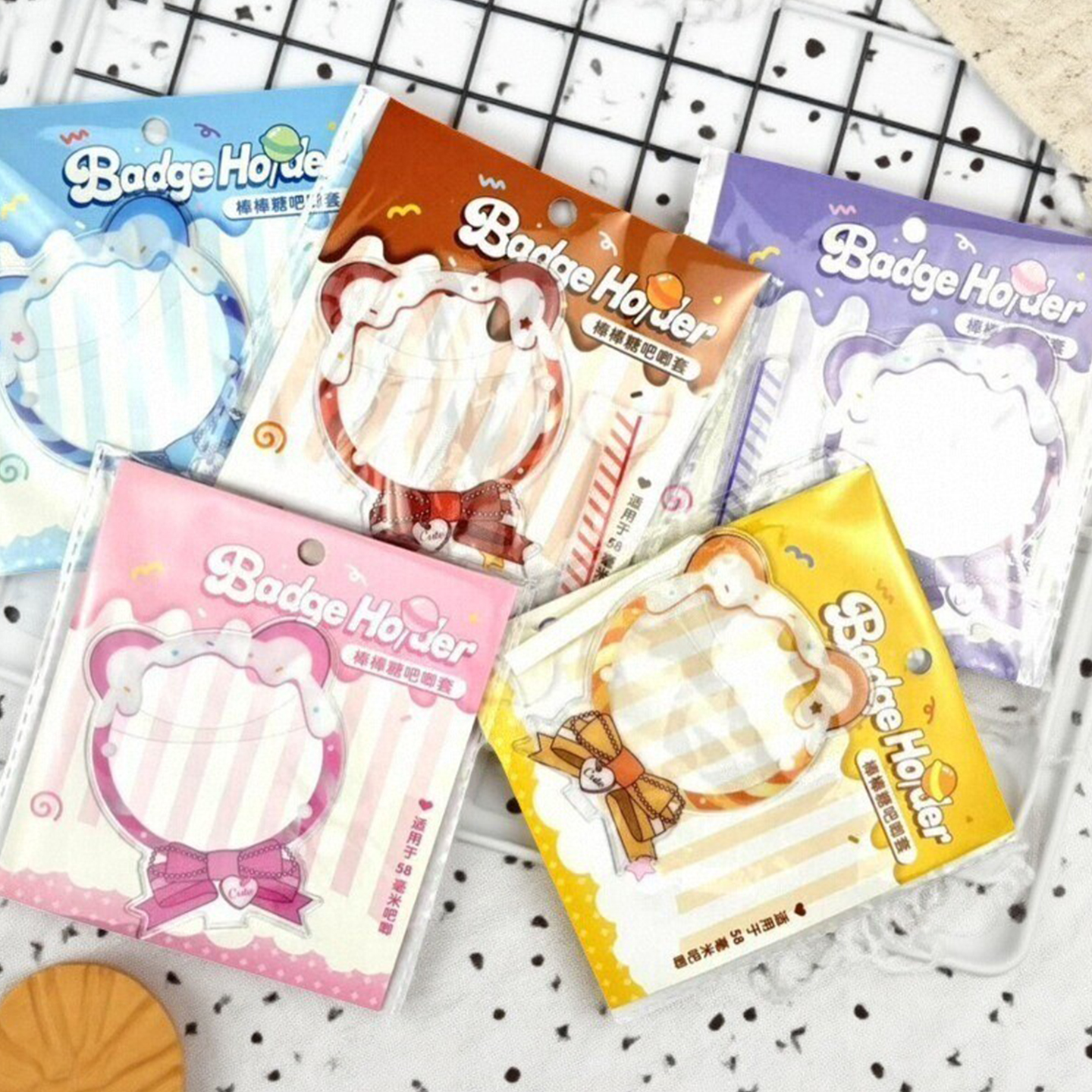 徽章吧唧谷美收纳58mm展示保护套