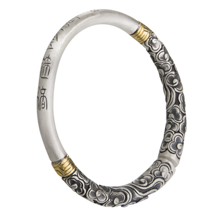 祥银居金箍棒手镯足银手工男女齐天大圣金箍棒情侣定海神针.珍藏