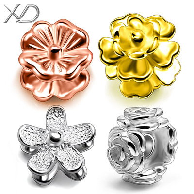 diy散珠隔珠银花隔片 多孔珠 925银配件 手工DIY隔珠 首饰 材料