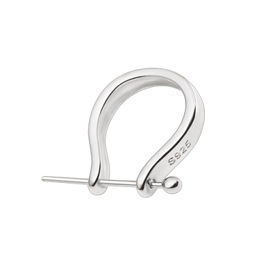 S925纯银吊坠扣头玉坠扣18K金扣