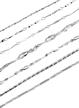 S925银简约百搭锁骨链女