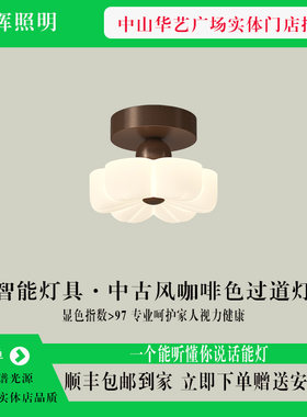 中古奶油风走廊过道吸顶灯