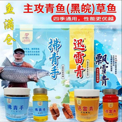 鱼满仓迅雷青鱼草鱼重窝颗粒黑坑