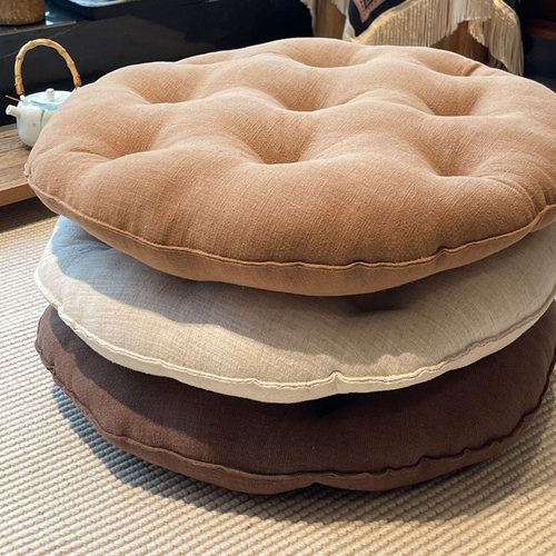 苎麻+棉材质，更健康柔顺，加厚坐感