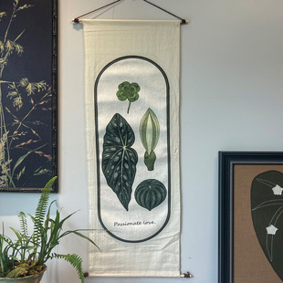 艺术挂毯挂画高级感客厅装饰上墙玄关墙壁艺术风布艺高级复古挂布