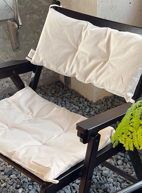 【纯棉芯】户外透气靠背坐垫椅子垫屁垫椅垫凳子垫四季通用垫子