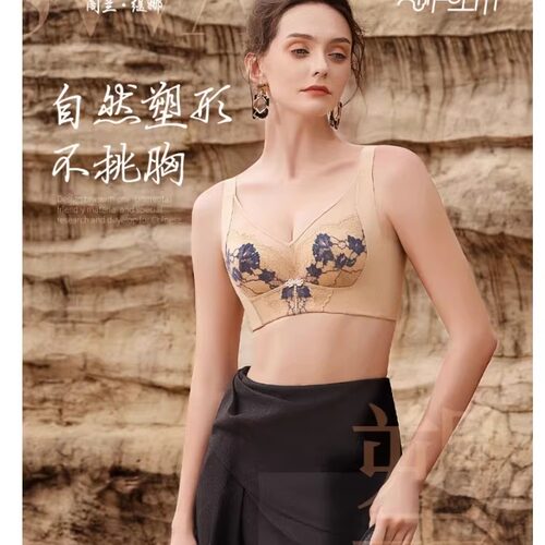 阁兰缇娜软钢圈BC杯聚拢文胸大胸显小调整型收副乳内衣8552-1