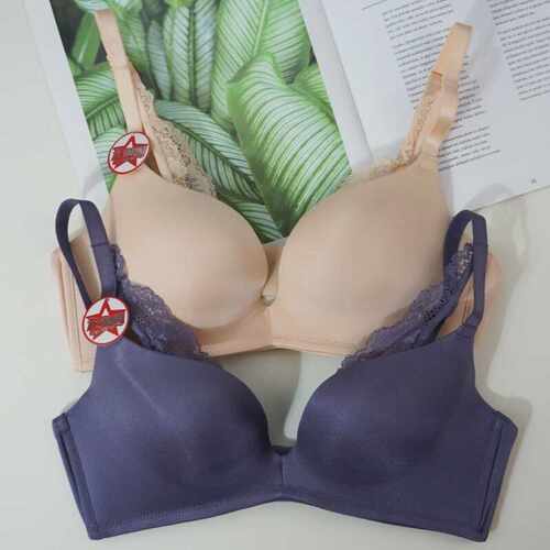收副乳光面上托无痕薄款文胸美背