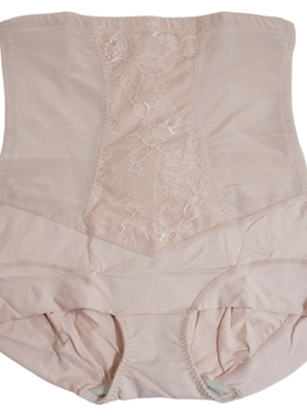 奥丽侬超高腰平角产后塑身收腹提臀全棉底裤薄款美体裤OTK9897