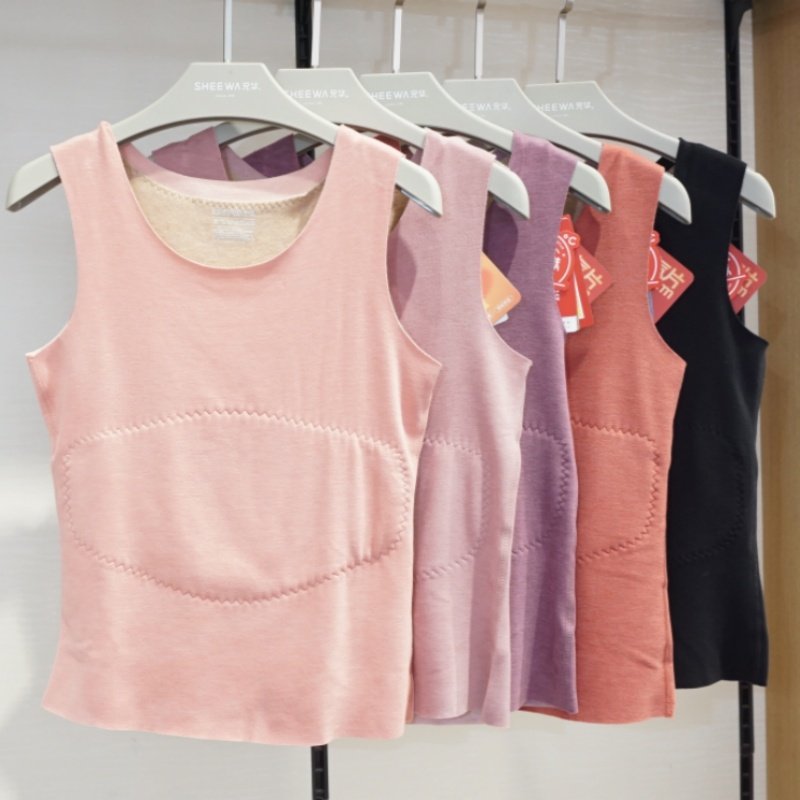 兄华双层蚕丝羊绒贴片加厚保暖背心女无痕发热纤维秋冬打底98758,女士内衣/男士内衣/家居服,保暖背心,淘宝优惠券,粉丝福利购,淘宝优惠卷