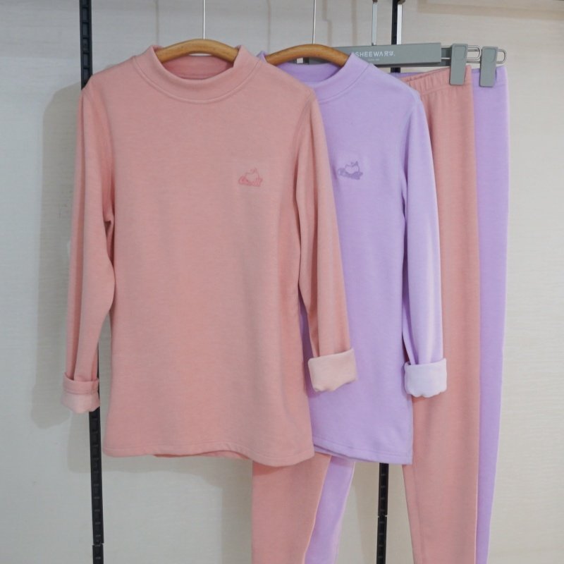 兄华青少年女大童中领保暖内衣蚕丝羊绒5056中厚秋衣秋裤学生套装,女士内衣/男士内衣/家居服,保暖套装,淘宝优惠券,粉丝福利购,淘宝优惠卷