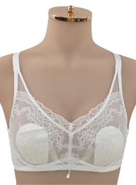 奥丽侬超薄内衣夏金妆水晶杯性感蕾丝舒适透气收副乳文胸OGW2237