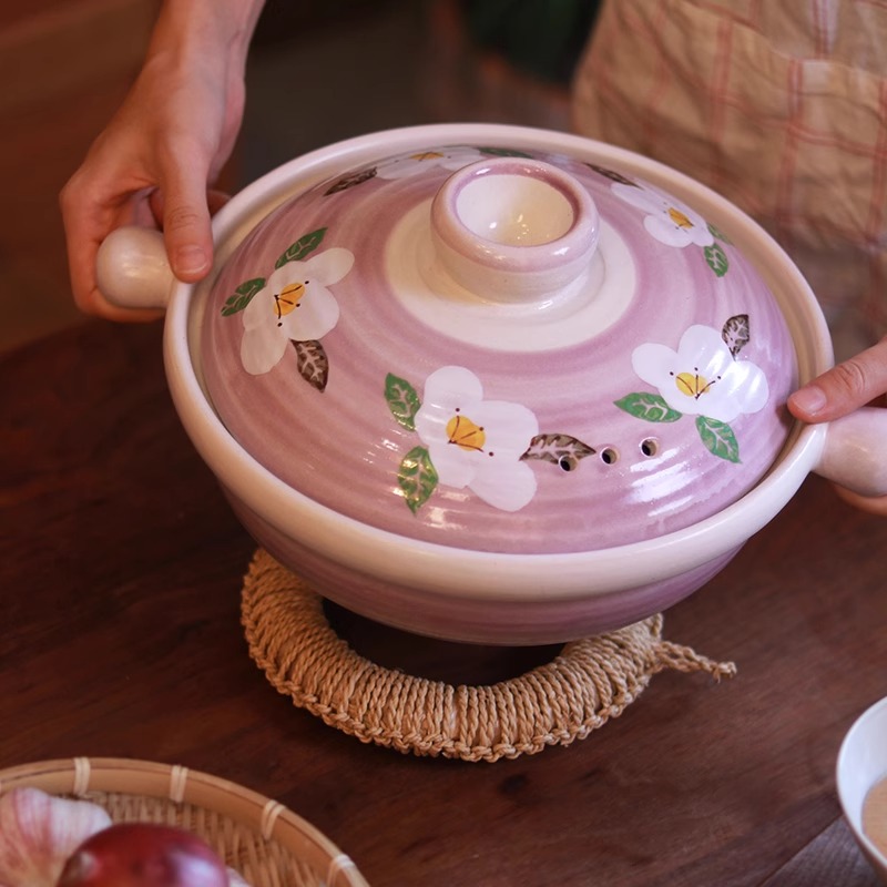 万土烧土锅家用做菜焖锅粗陶土砂