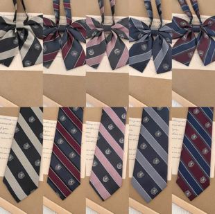 栗子猪JK原创制服领带领结DK配饰男女学院风徽章配饰西式衬衫小物