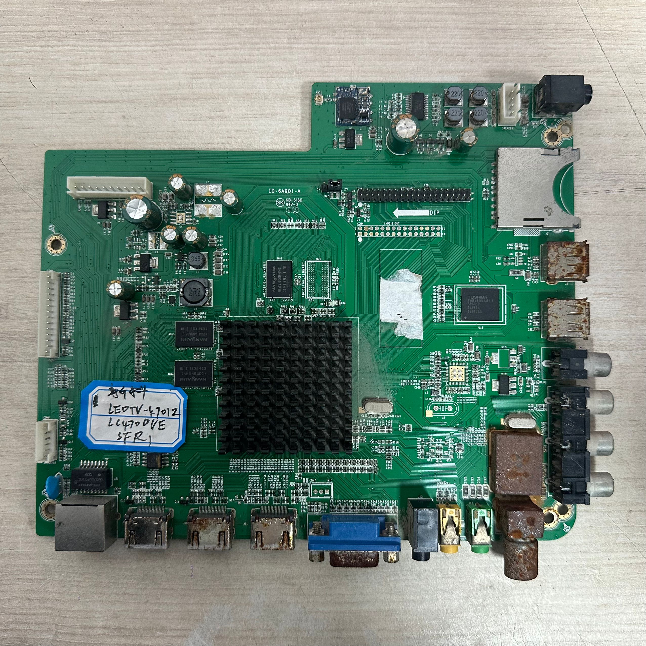 主板ID-6A901-A配屏LC470DUE