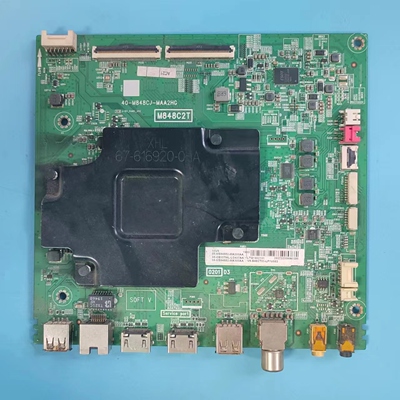 原装TCL55V6主板实物图