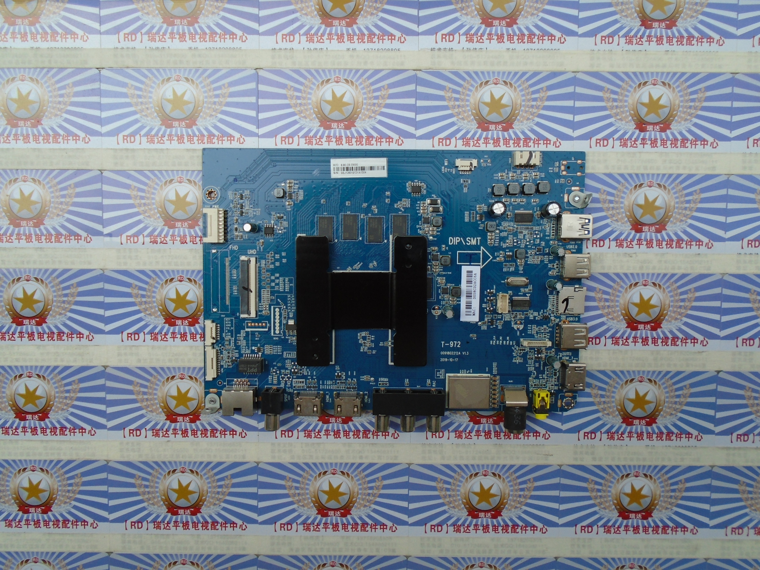 A原厂海尔65V81电视主板T-
