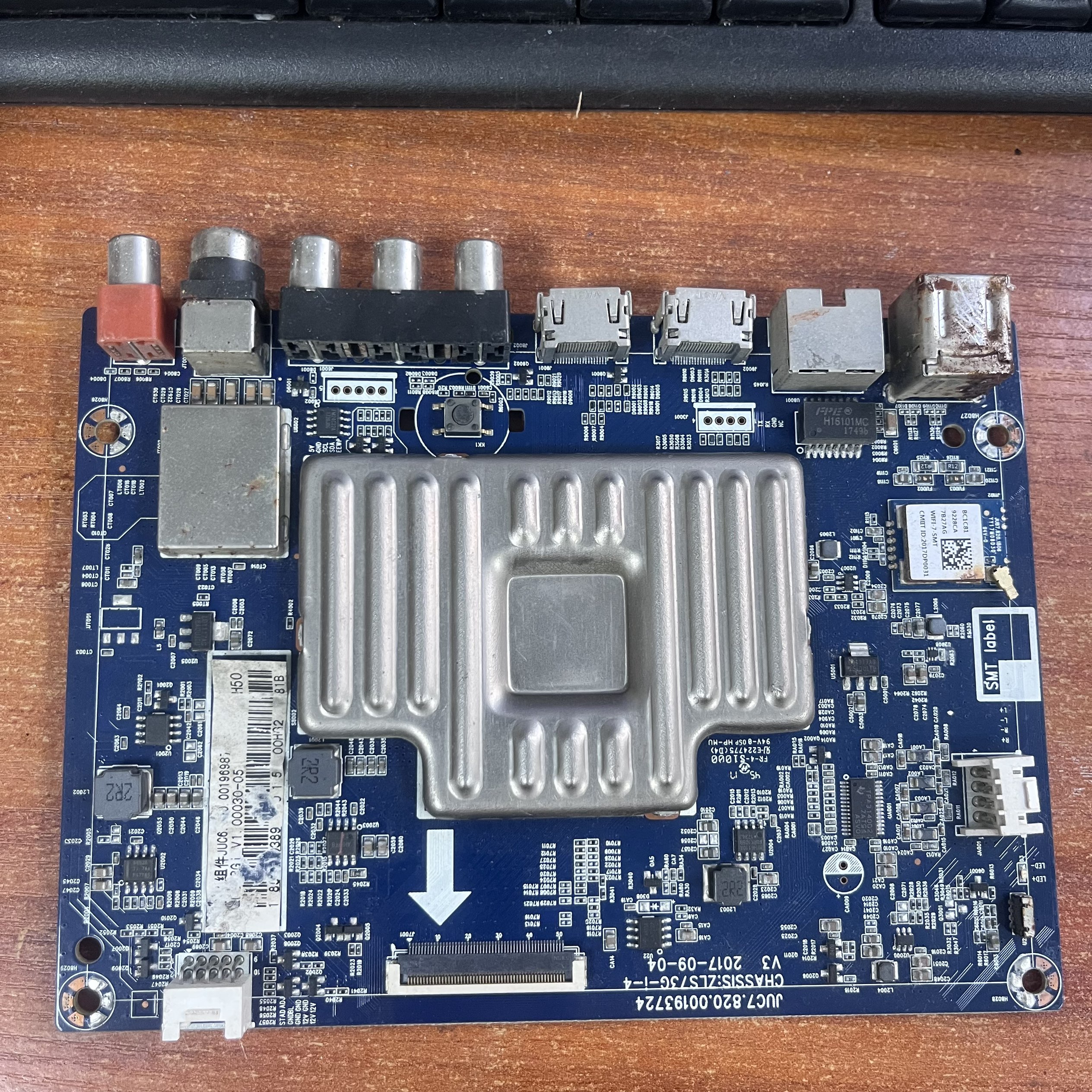 电视主板JUC7.820.00193724屏