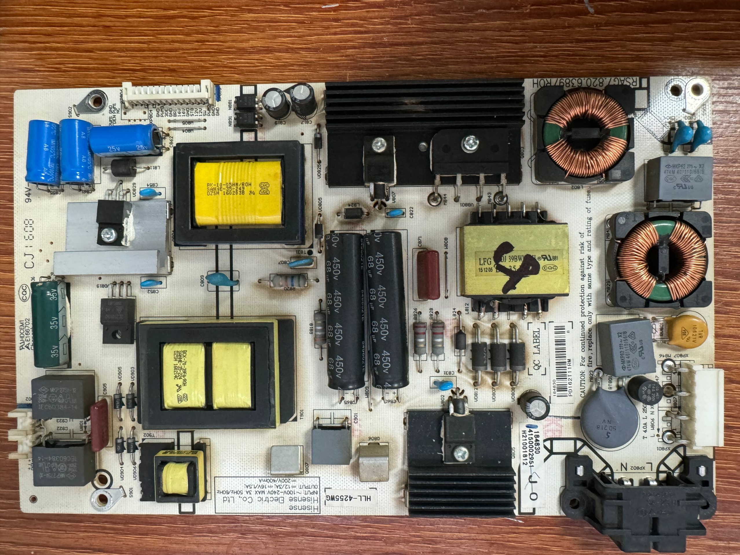 A海信LED50K5100U电源板