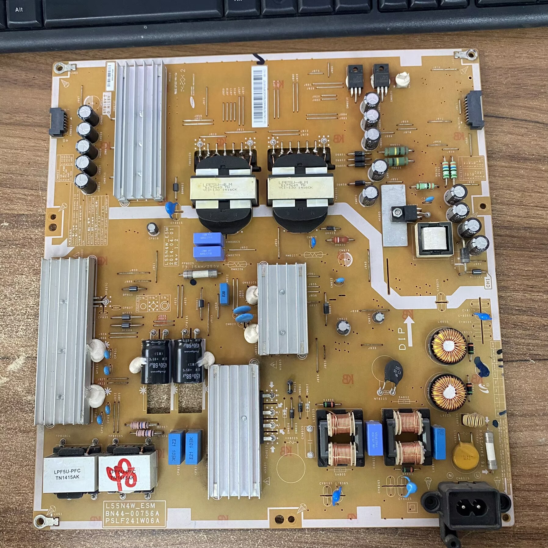 原装三星UA55HU6000J电源板L55