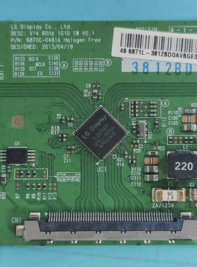 现货原装长虹LED49C1000N创维49E360E/390E逻辑板6870C-0481A测好