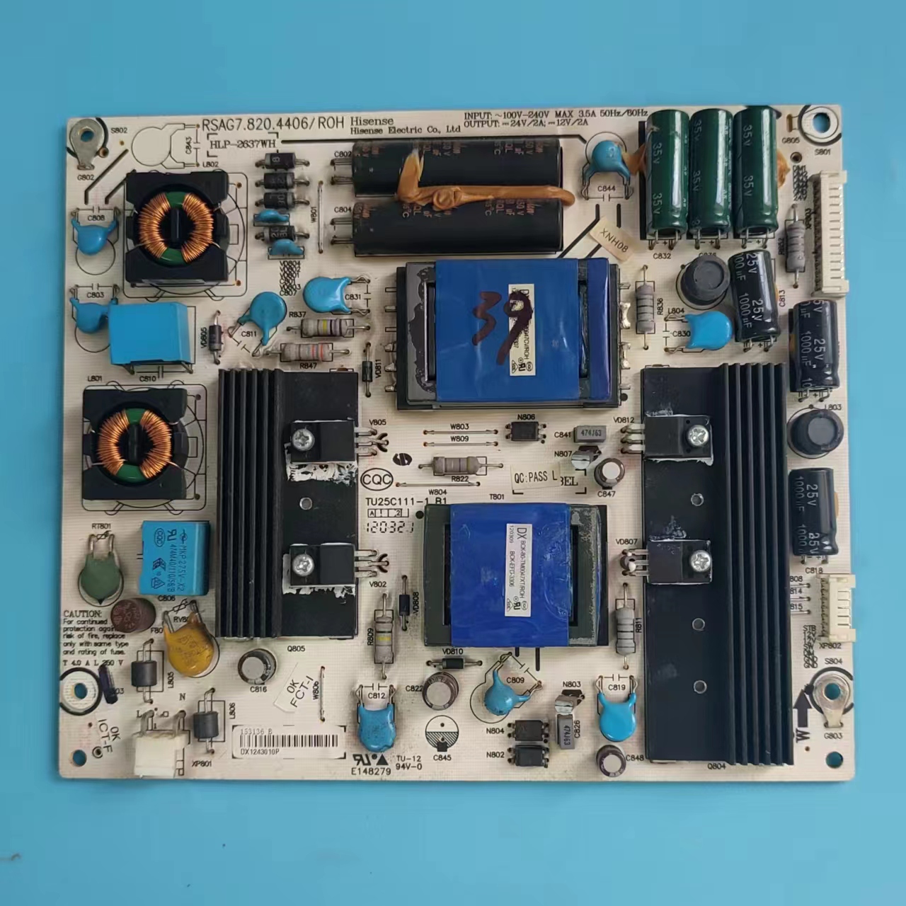 原装海信LED39K300J电源板