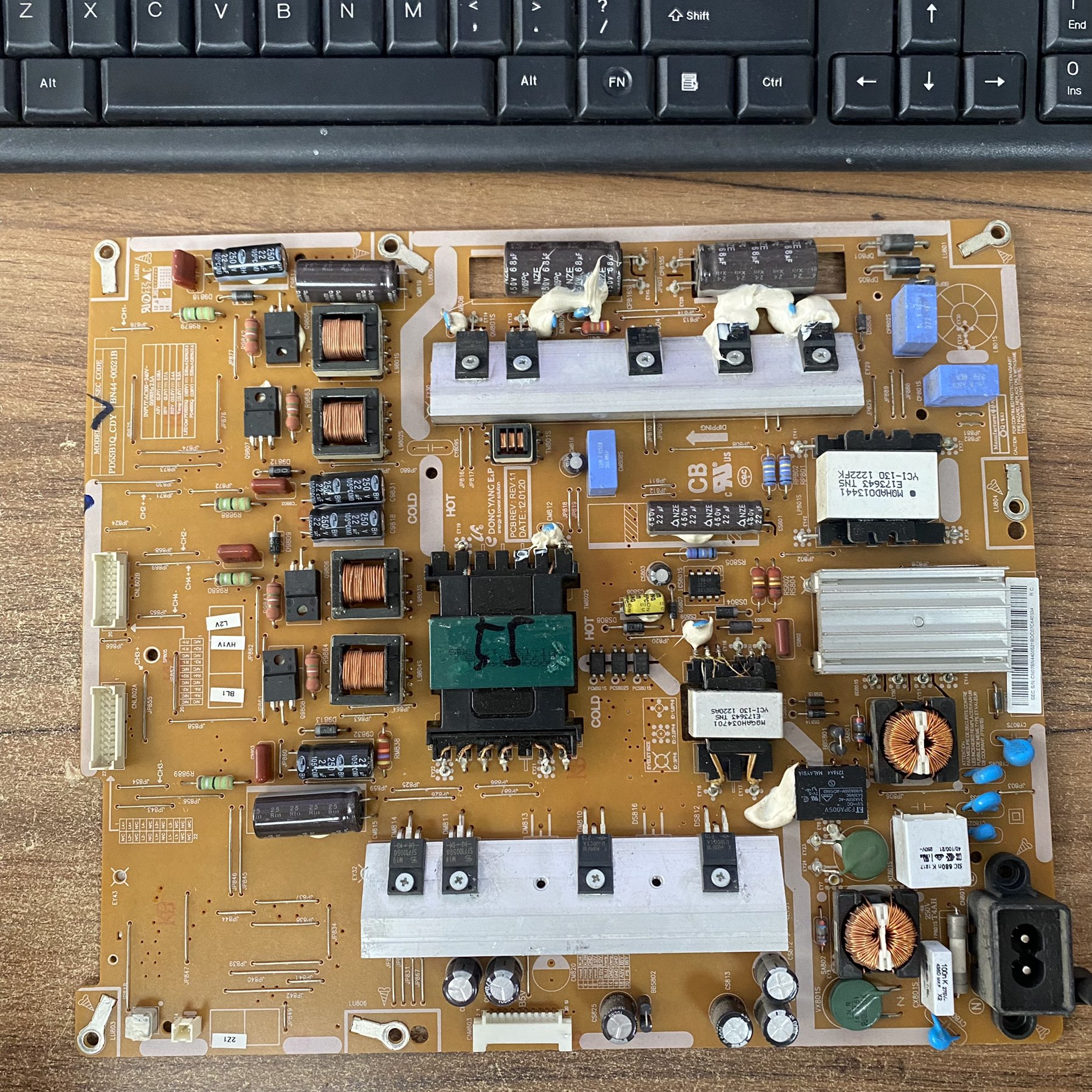 三星UA55ES6700J液晶电源板PD55