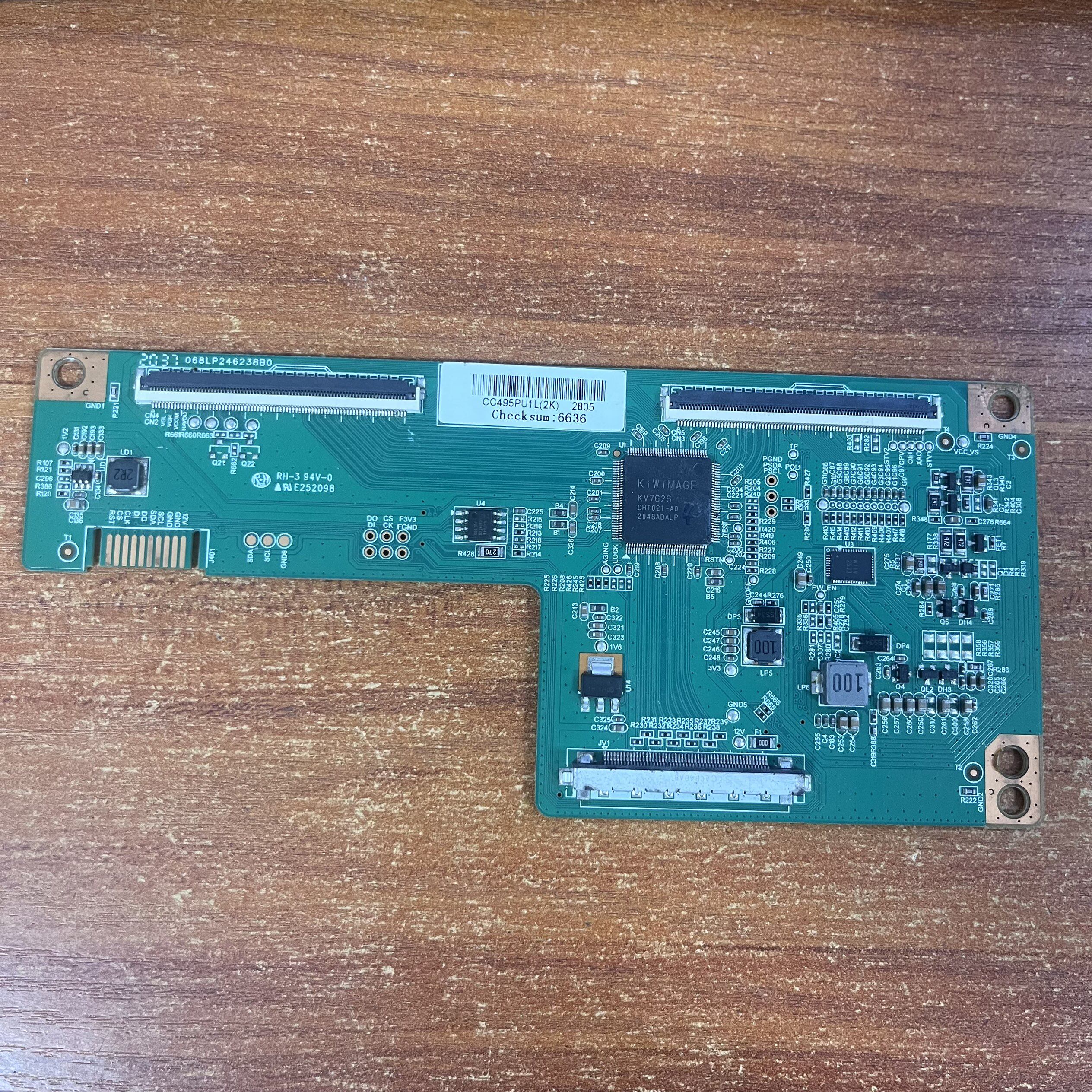 原装58寸逻辑板CC495PU1L 2K转4K04376 068LP246238B0现货测好 啊