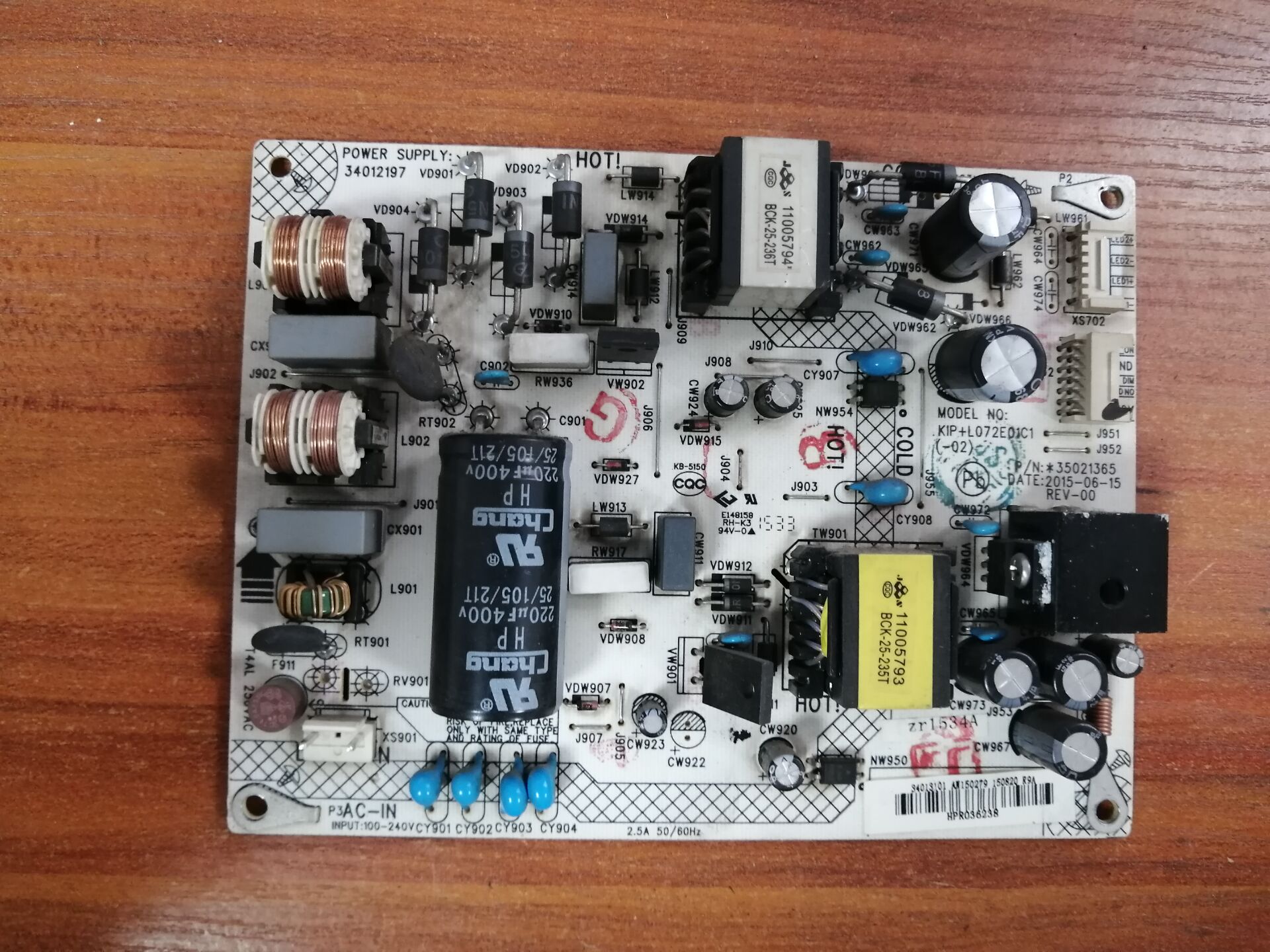 康佳LED43R6200U电源板3401