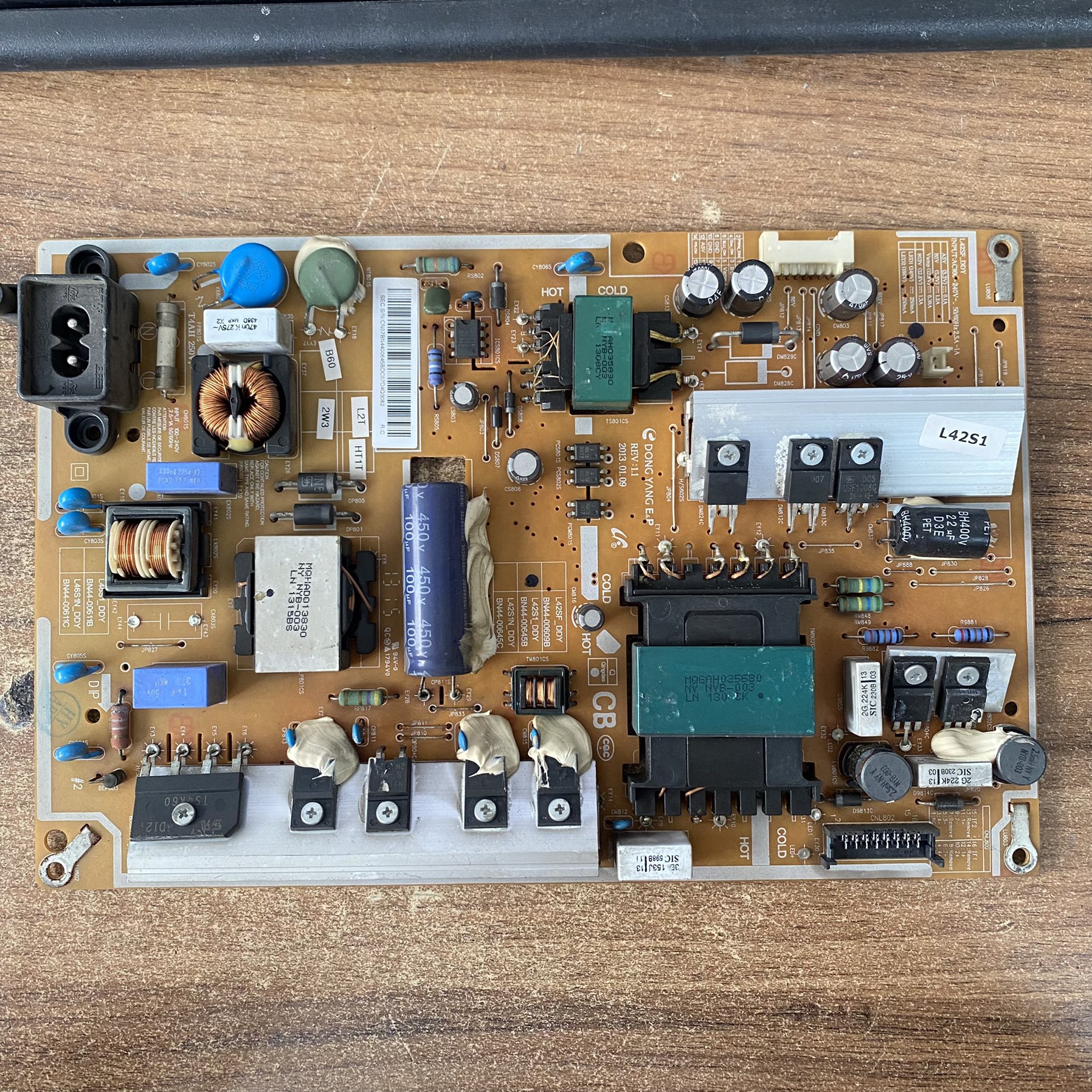 三星UA40F5500AR电视机电源板L42