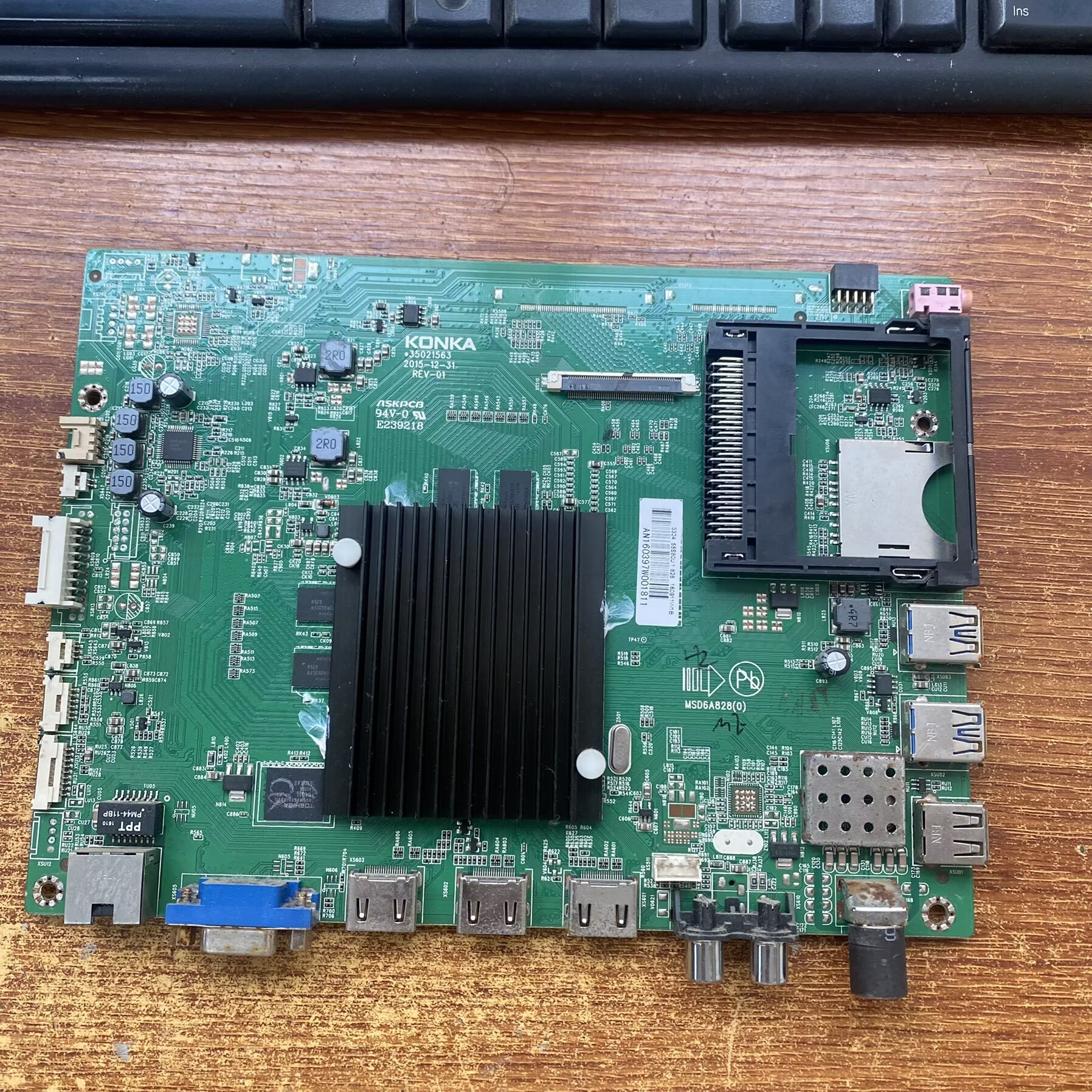 康佳LED55S80U电视主板35021563