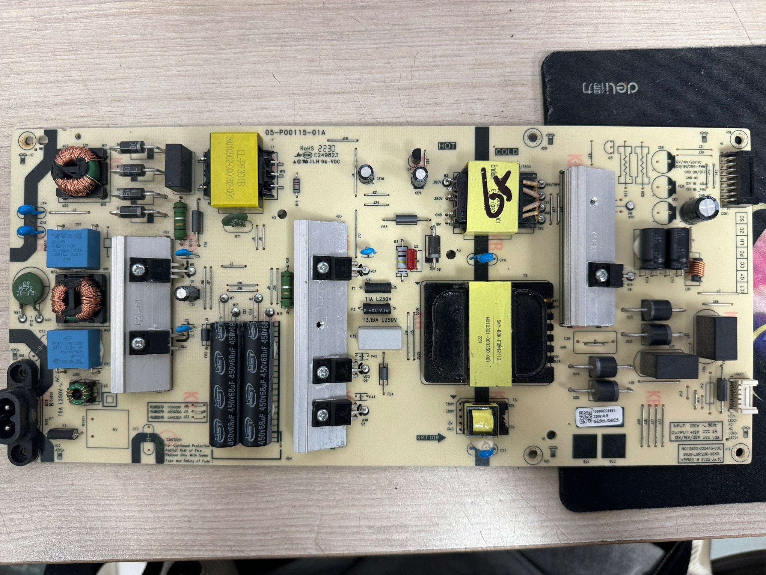 A原装创维65A565A3电源板05-P0