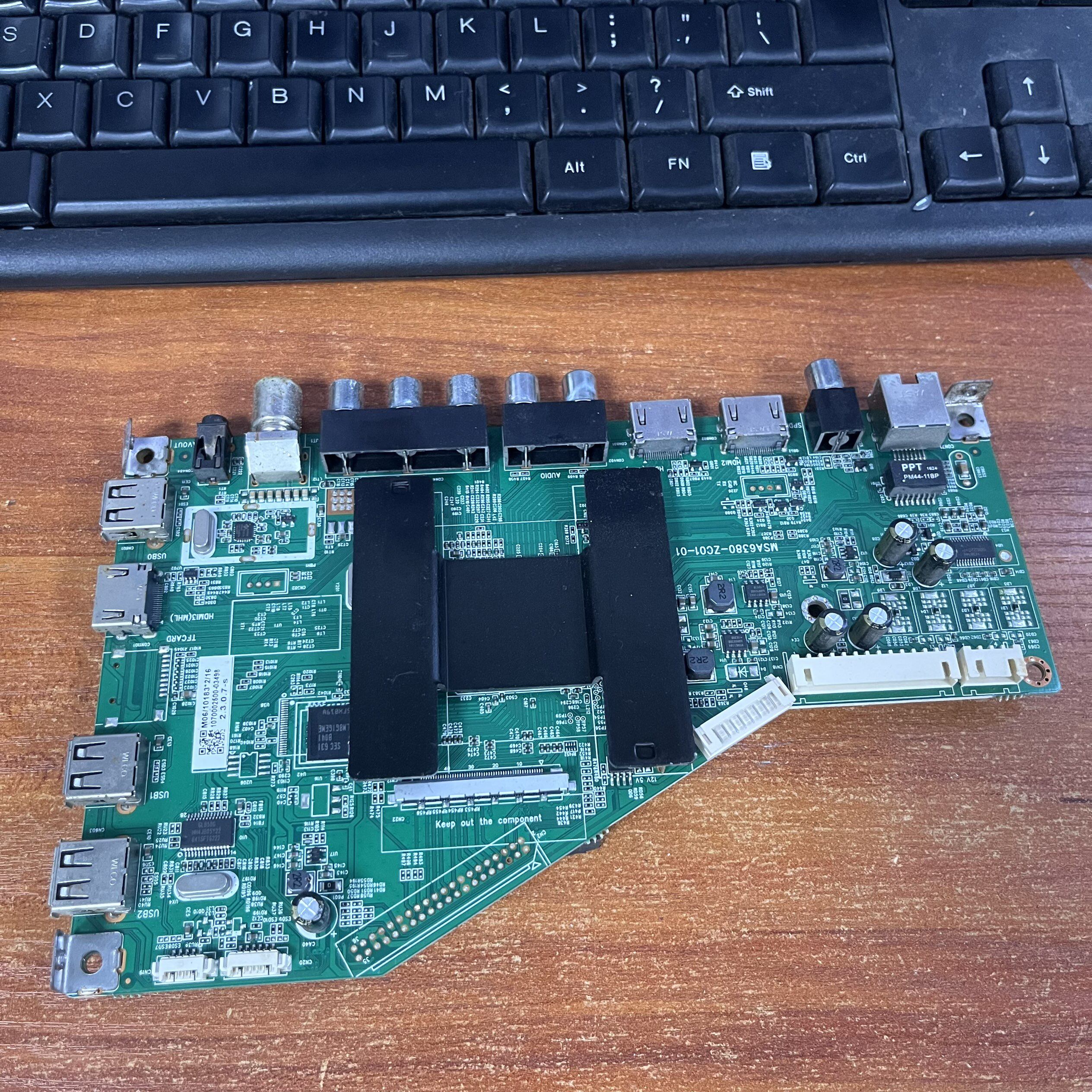 原装海尔LS55H310G主板MSA6380-ZC01-01配屏LC546PU1L01现货 啊 - 实物图