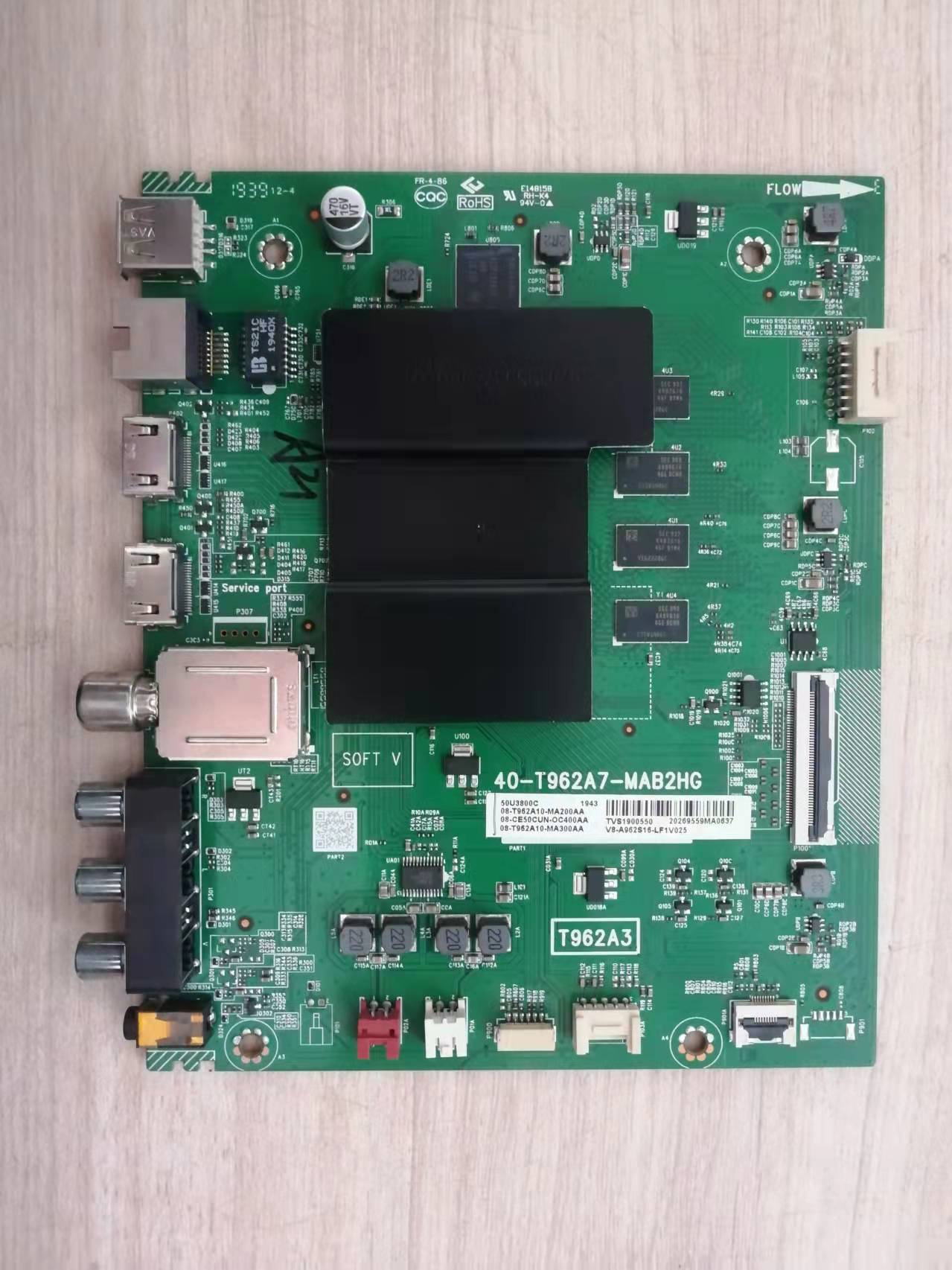 50寸东芝主板40-T962A7-MAB2HG