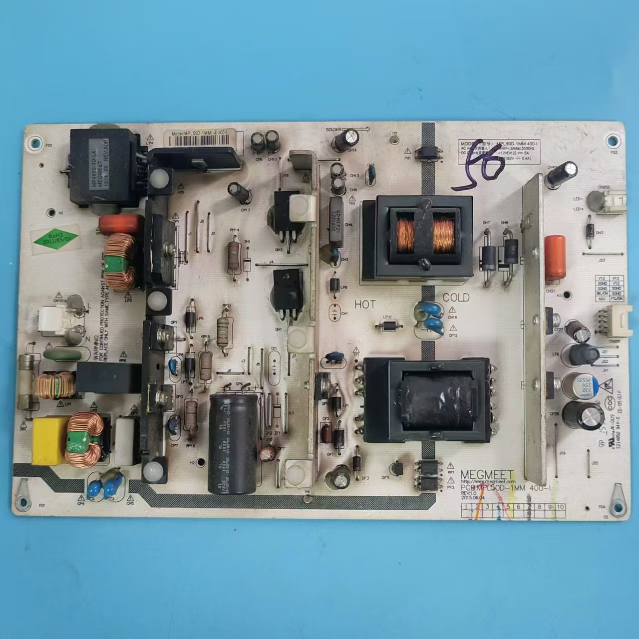 原装拆机长虹50D3700I电源板