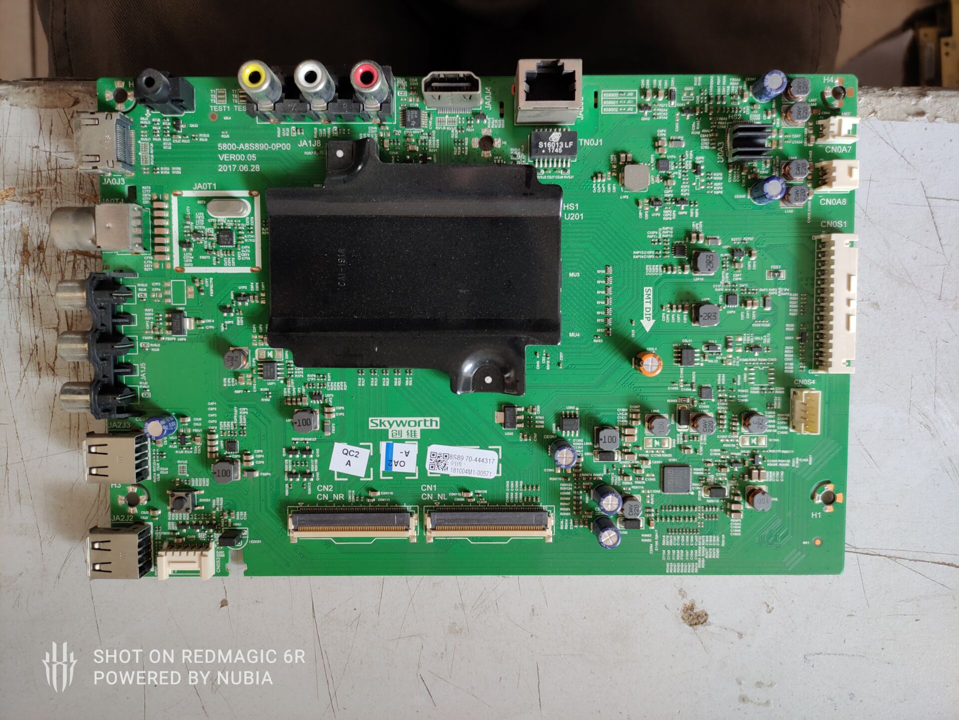 创维43G6A主板5800-A8S890-0P00