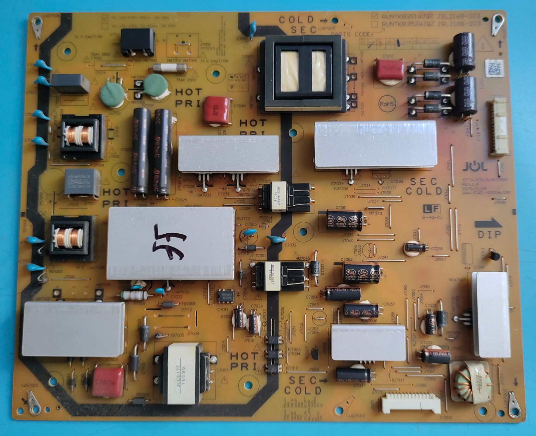 原装夏普LCD-55S3A电源板