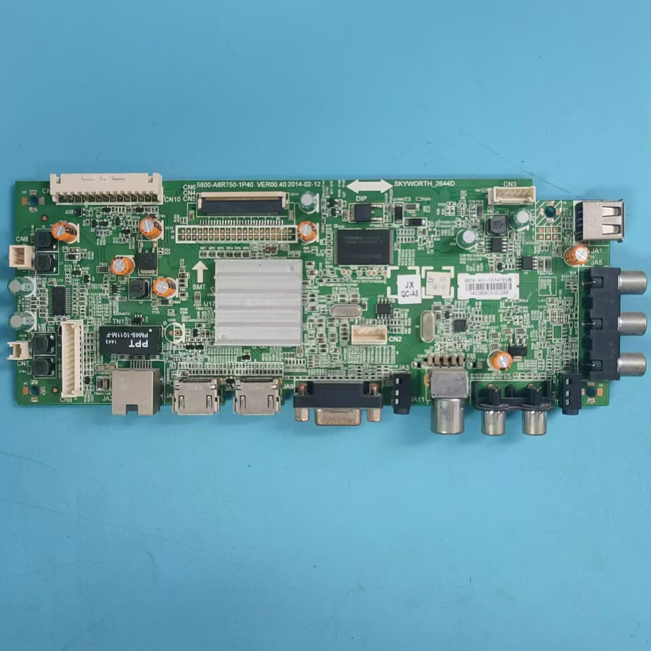 原装创维55E5ERS主板实物图