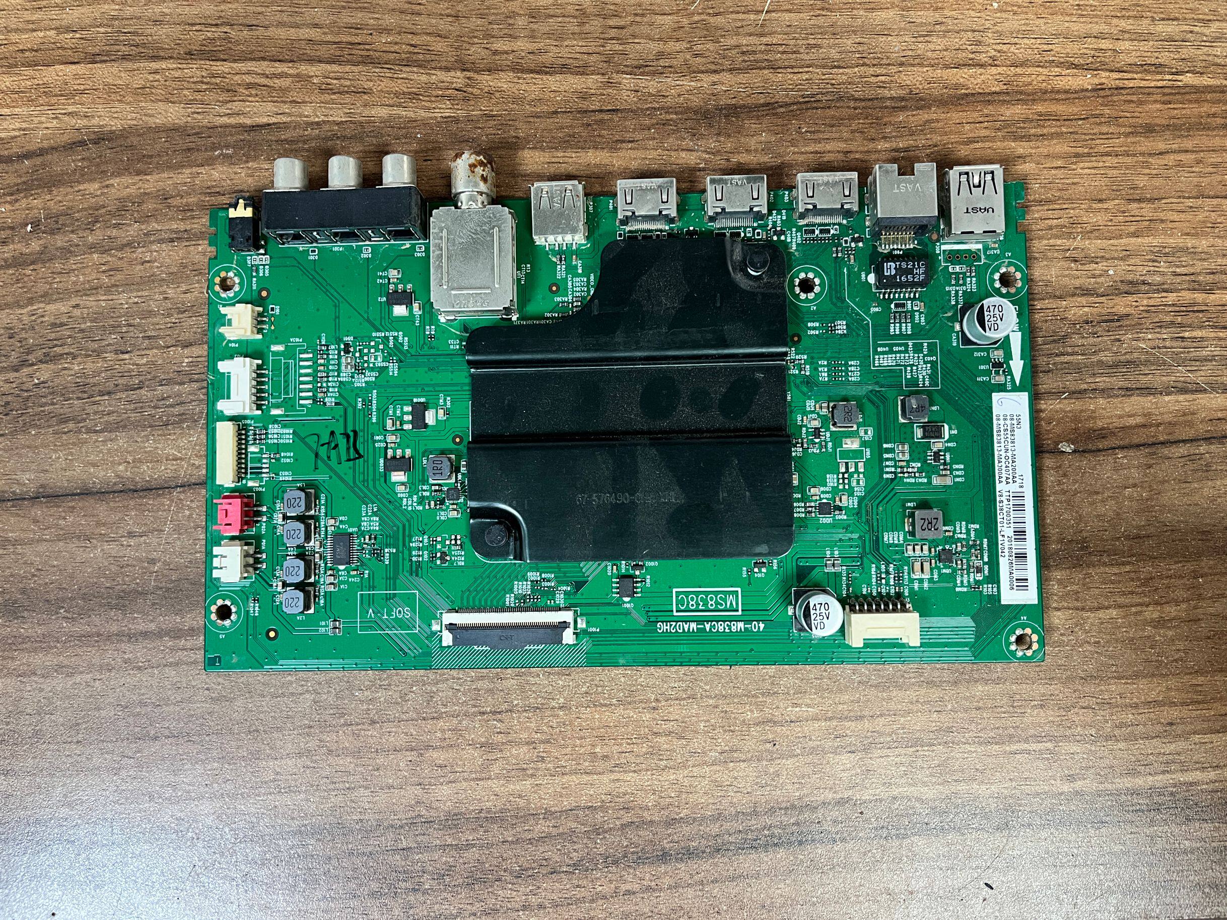 拆机TCL55N3主板40-M838