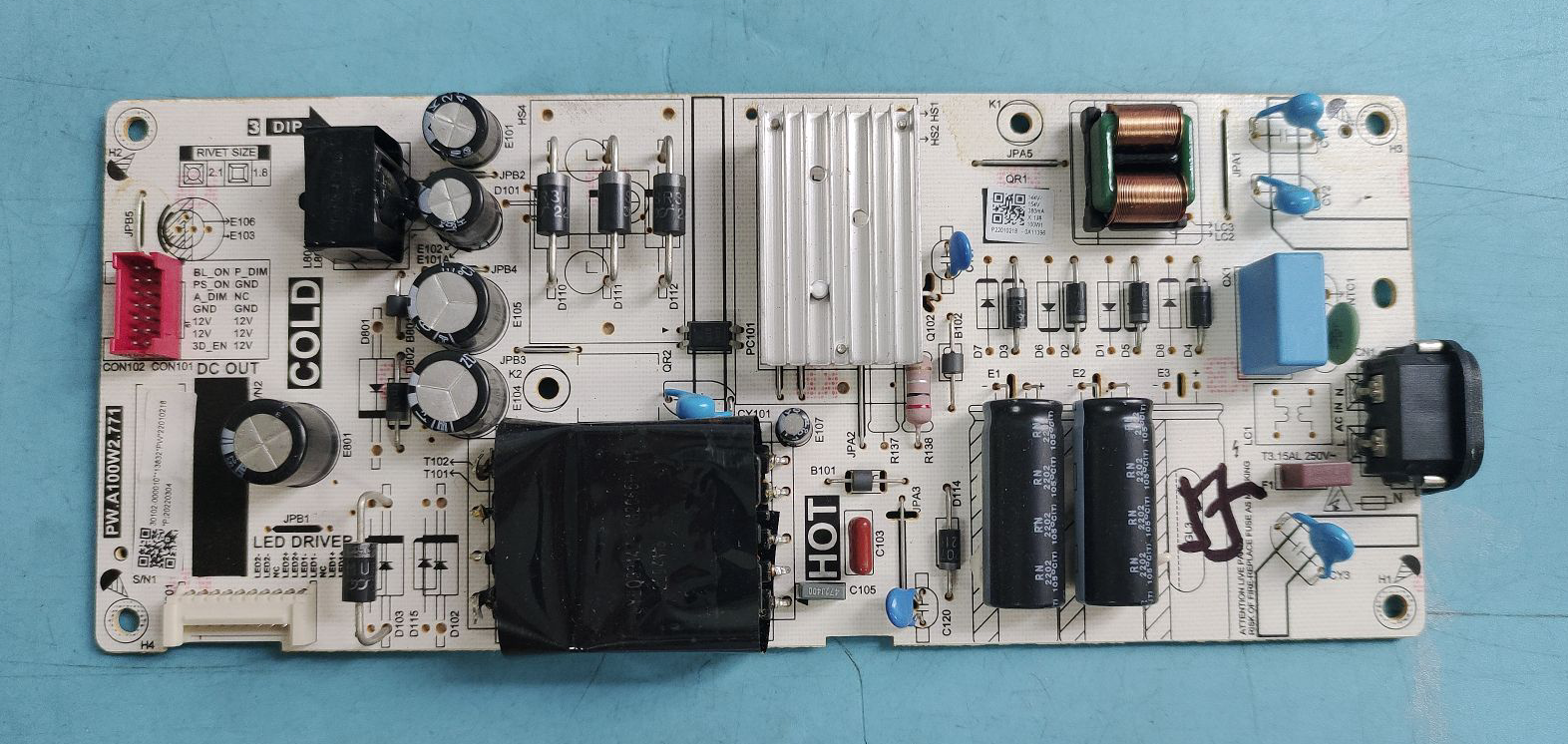 原装TCL43V8E55V8E55S1电源板