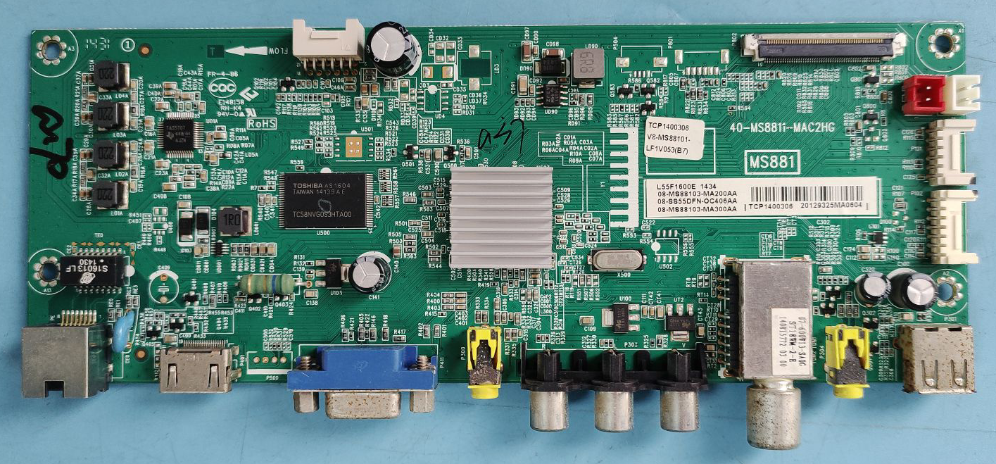 原装TCLD55E161L55F1600E主板