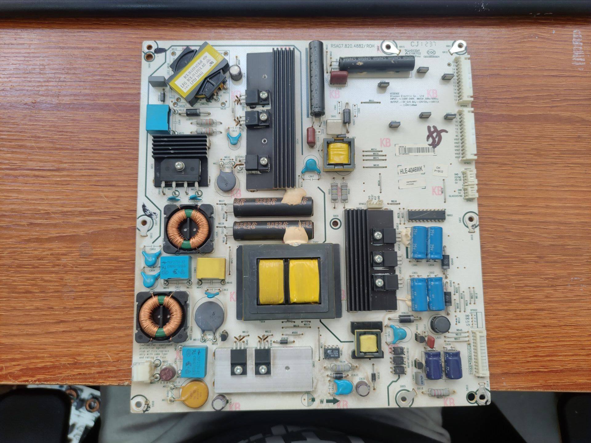 海信LED55XT780G3D电源板测好发