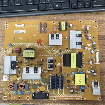 原装海尔LD55U3100电视电源板715